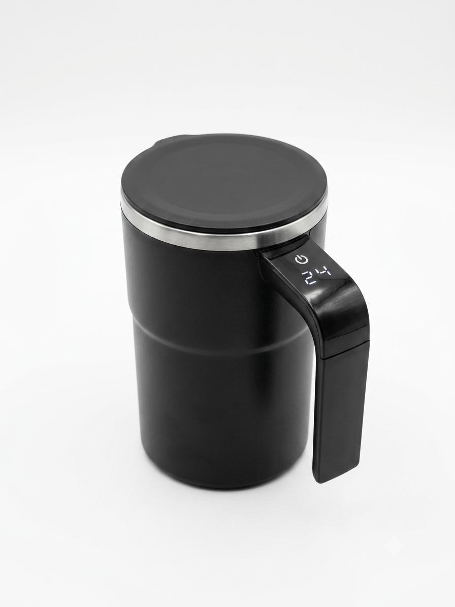 VortexMug™ | ספל המערבולת החכם עם מד טמפרטורה דיגיטלי